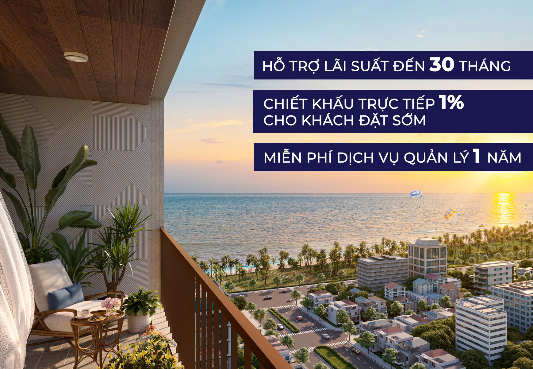 Chính sách ưu đãi căn hộ biển Sun Costa